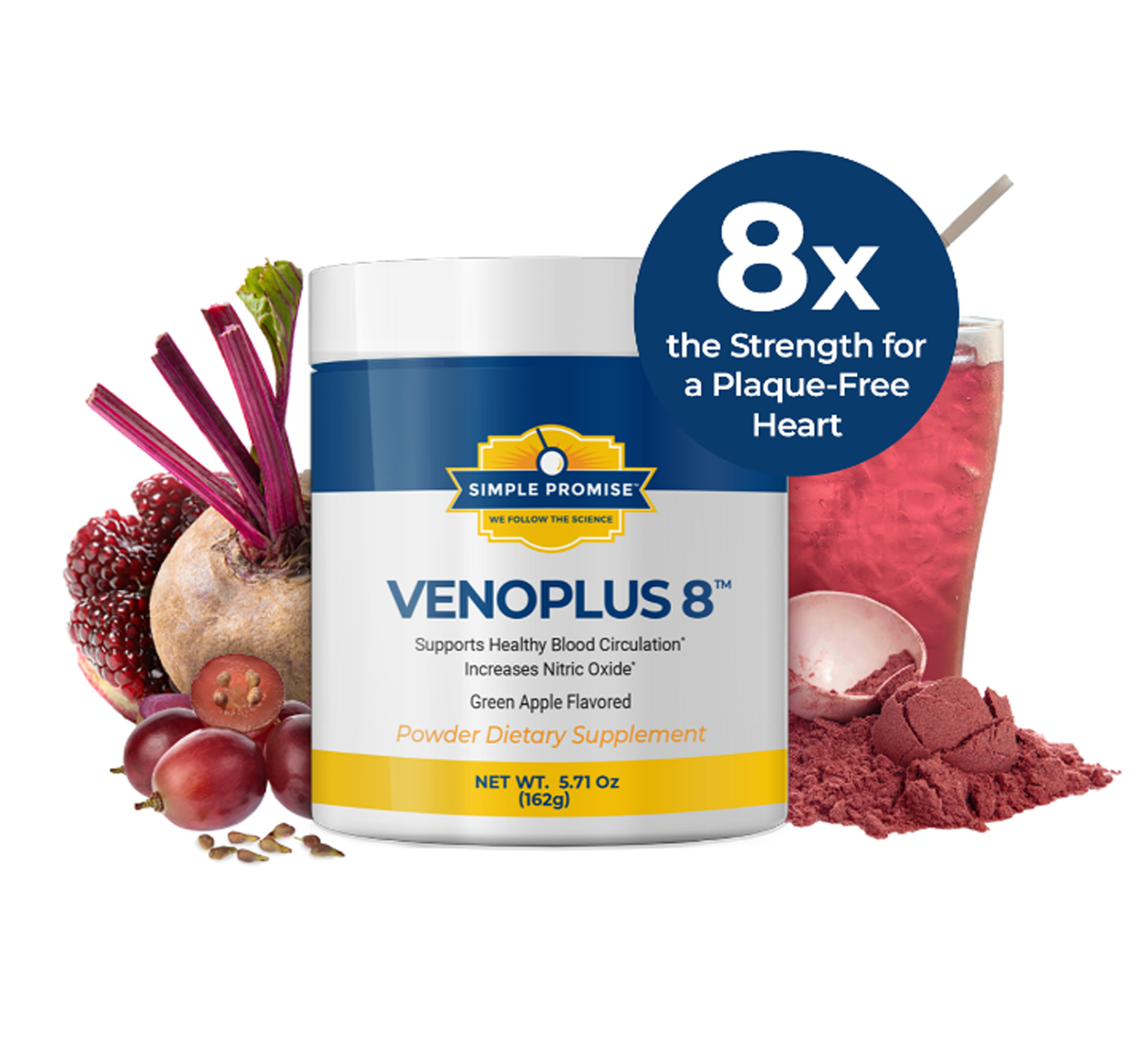 Venoplus 8 - Nitric Oxide Supplement for Heart Health